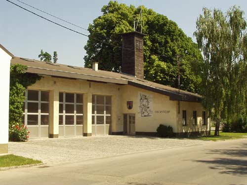 Feuerwehrhaus der Freiwilligen Feuerwehr Obersdorf 1984